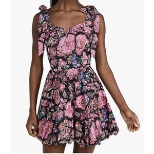 Cleobella Madeline Bubble Mini floral Dress size small